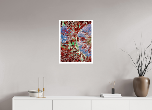 45 x 60 cm, Giclée on Hahnemühle FineArt Baryta 2cms white Rain Dance Unframed Giclée Print on Hahnemühle FineArt Baryta 325gsm