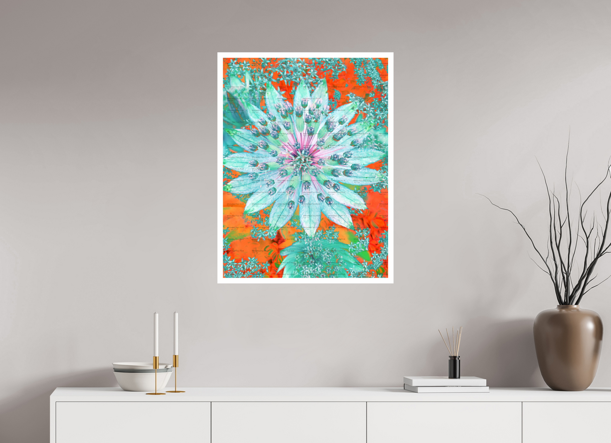 60 x 80 cm, Giclée on Hahnemühle FineArt Baryta 2cms white Namaste Unframes Giclée Print on Hahnemühle FineArt Baryta 325gsm