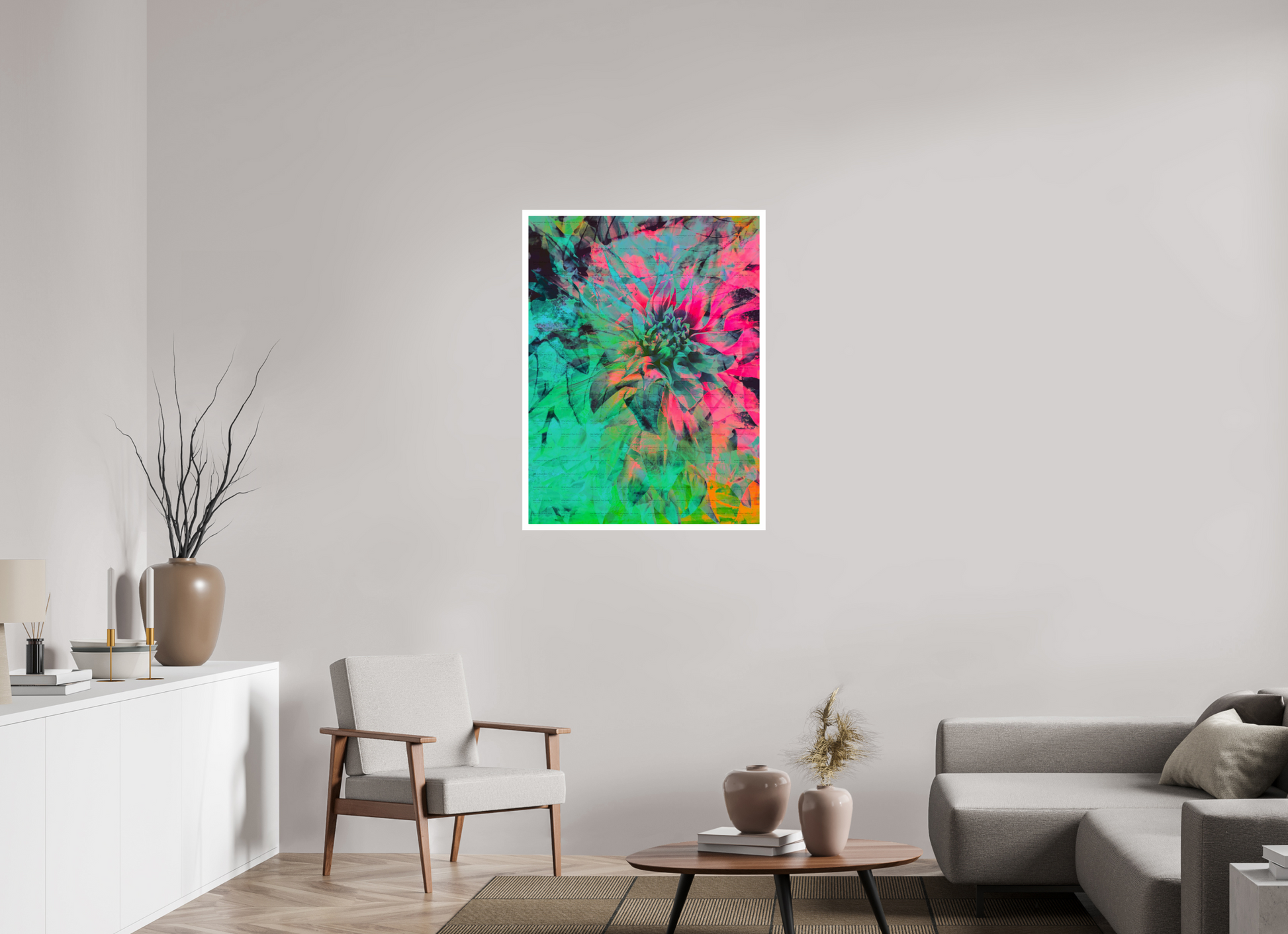 75 x 100 cm, Giclée on Hahnemühle FineArt Baryta 2cms white Breathe In Unframed Giclée Print on Hahnemühle FineArt Baryta 325gsm
