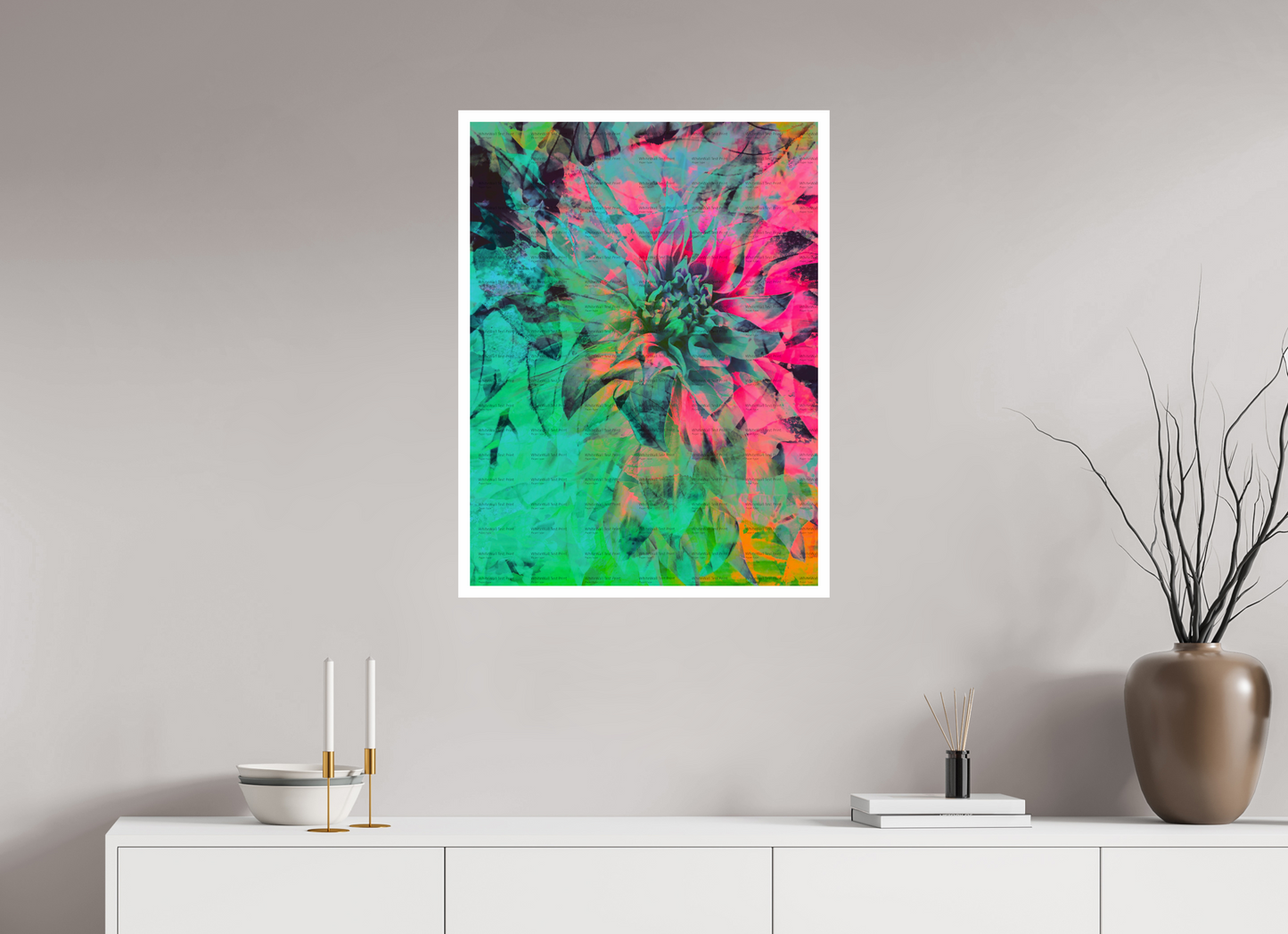 60 x 80 cm, Giclée on Hahnemühle FineArt Baryta 2cms white Breathe In Unframed Giclée Print on Hahnemühle FineArt Baryta 325gsm