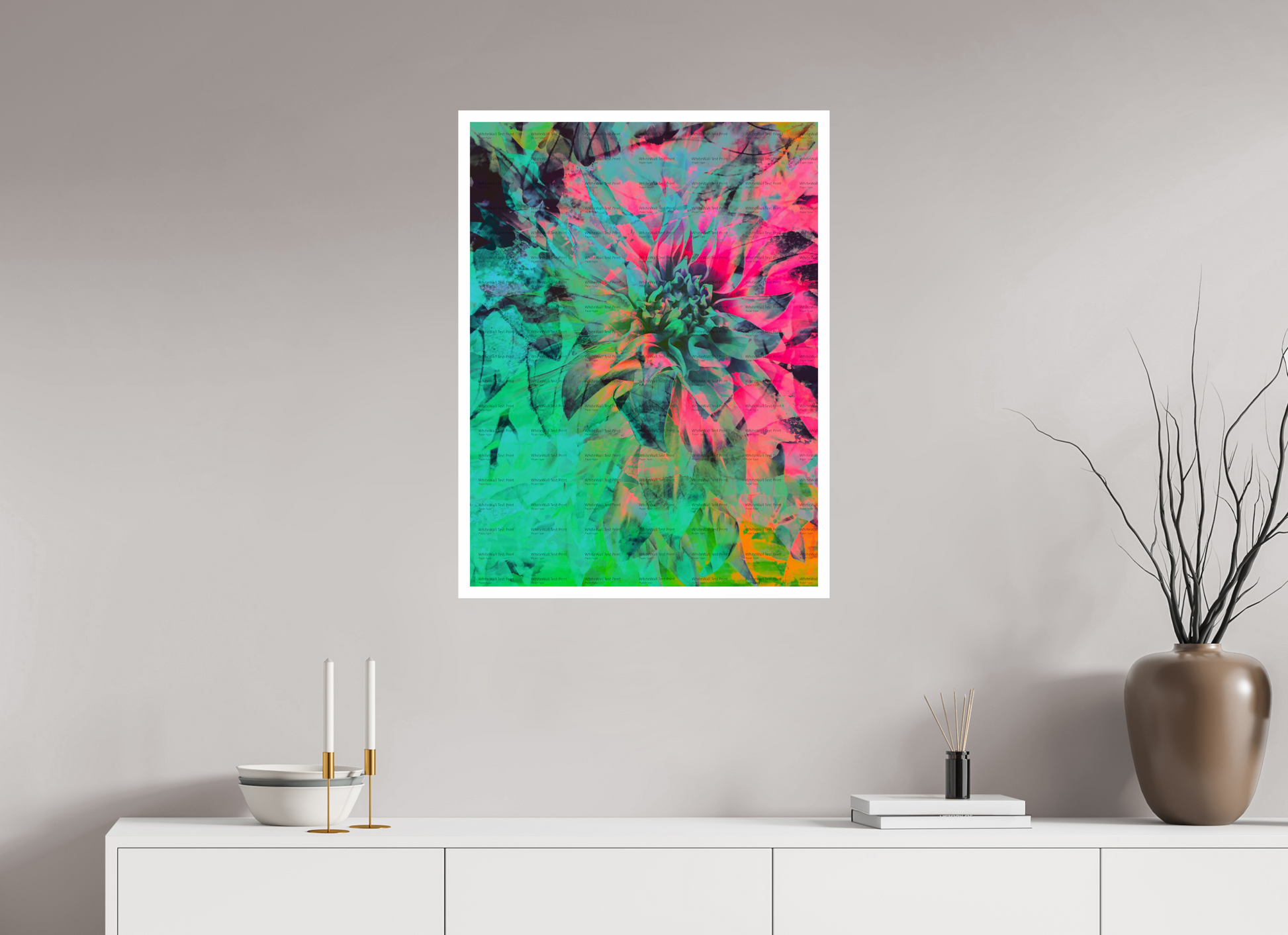 60 x 80 cm, Giclée on Hahnemühle FineArt Baryta 2cms white Breathe In Unframed Giclée Print on Hahnemühle FineArt Baryta 325gsm