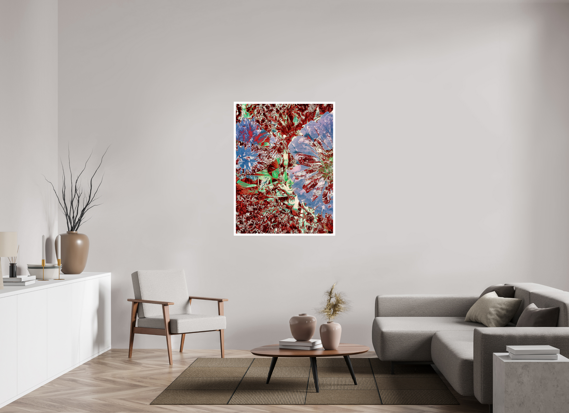 90 x 120 cm, Giclée on Hahnemühle FineArt Baryta 2cms white Rain Dance Unframed Giclée Print on Hahnemühle FineArt Baryta 325gsm