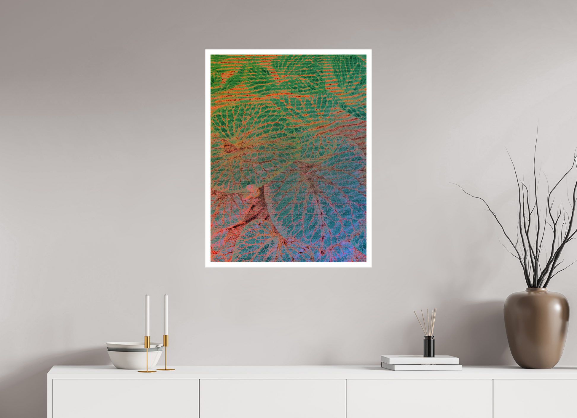 60 x 80 cm, Giclée on Hahnemühle FineArt Baryta 2cms white Between The Worlds Unframed Giclée Print on Hahnemühle FineArt Baryta 325gsm