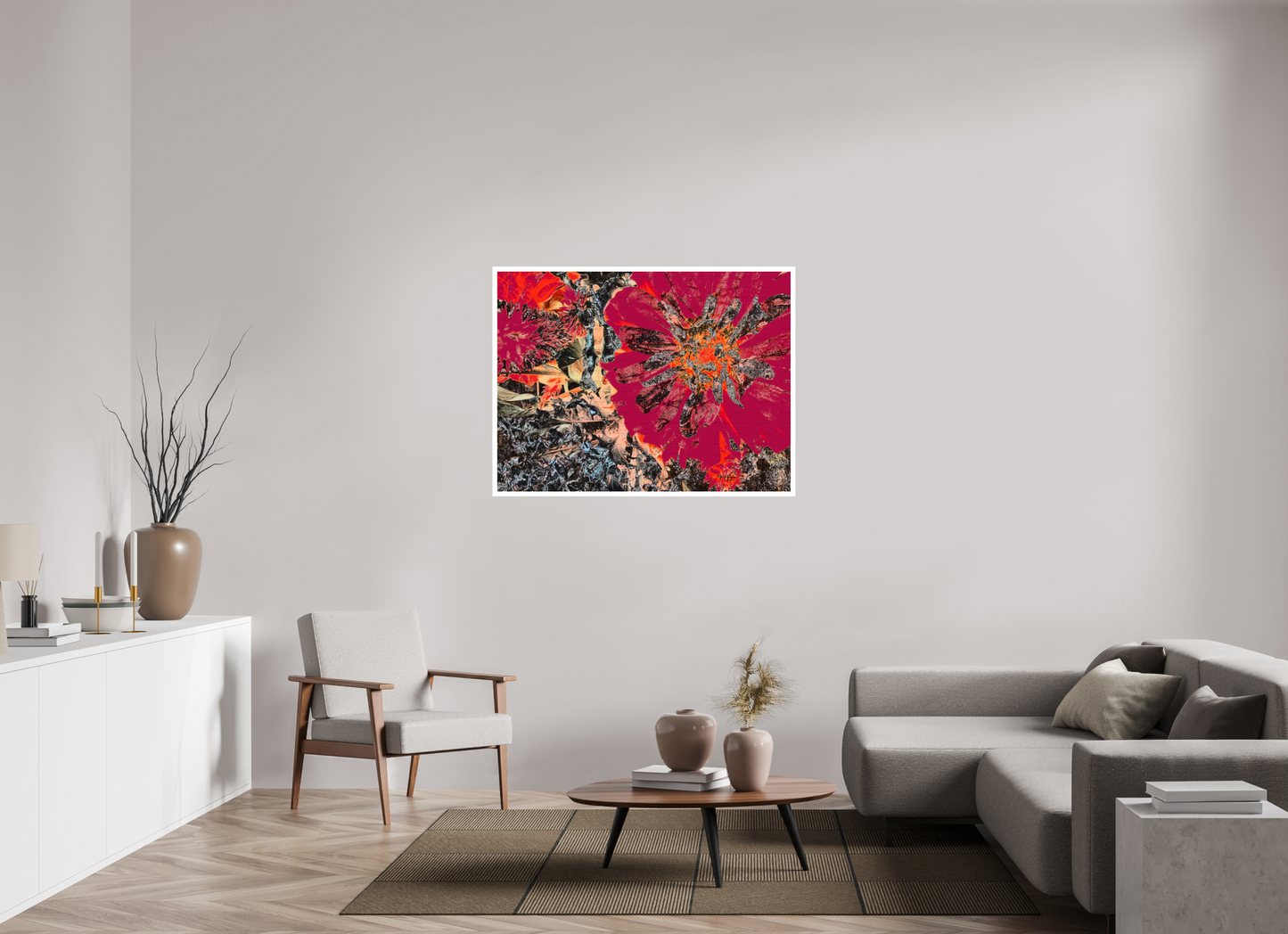 120 x 90 cm, Giclée on Hahnemühle FineArt Baryta 2cms white Love Bomb Unframed Giclée Print on Hahnemühle FineArt Baryta 325gsm