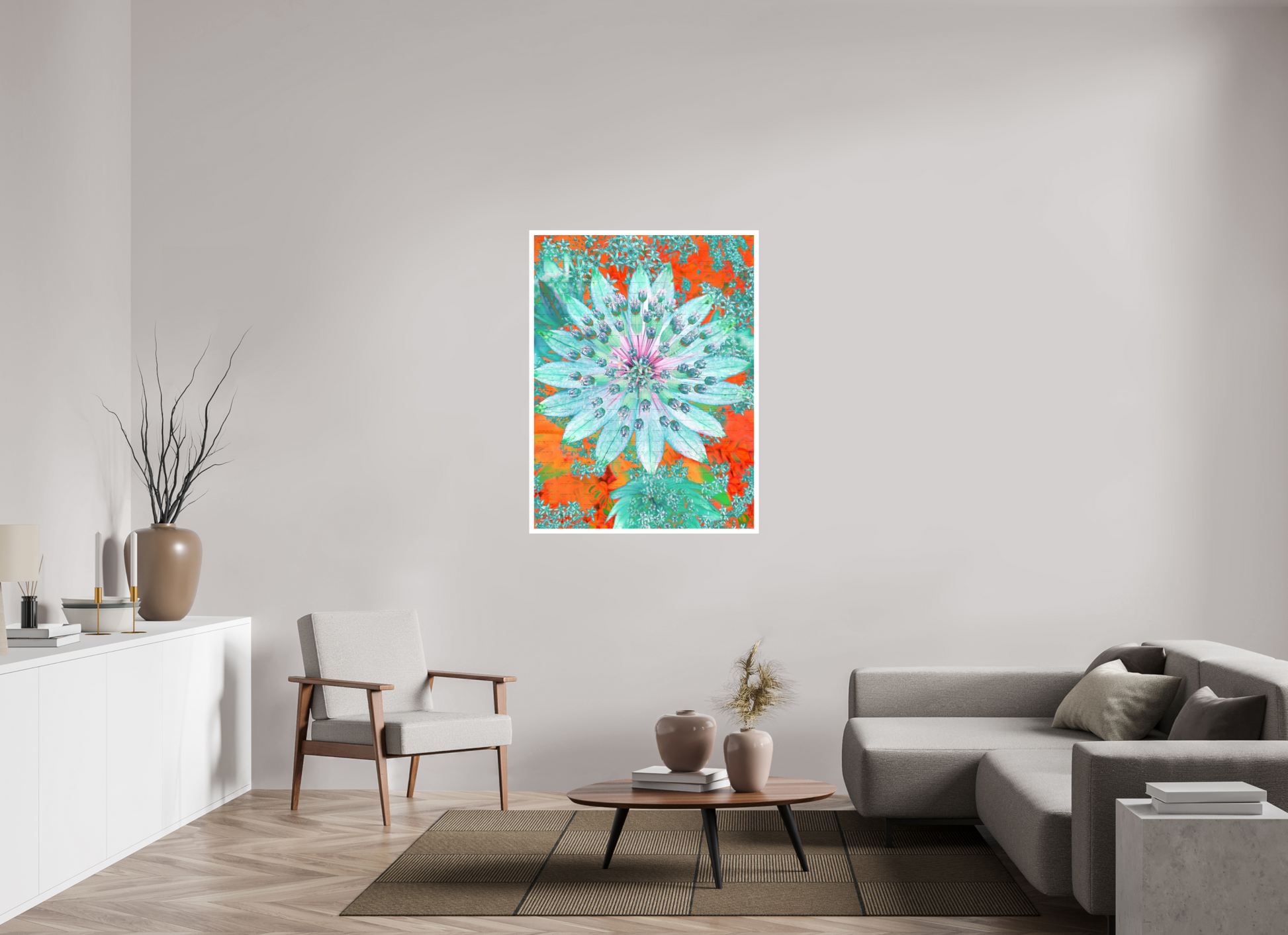 90 x 120 cm, Giclée on Hahnemühle FineArt Baryta 2cms white Namaste Unframes Giclée Print on Hahnemühle FineArt Baryta 325gsm