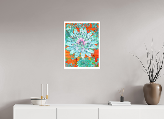 45 x 60 cm, Giclée on Hahnemühle FineArt Baryta 2cms white Namaste Unframes Giclée Print on Hahnemühle FineArt Baryta 325gsm