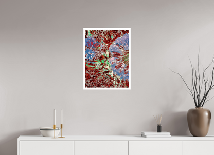 45 x 60 cm, Giclée on Hahnemühle FineArt Baryta 2cms white Rain Dance Unframed Giclée Print on Hahnemühle FineArt Baryta 325gsm