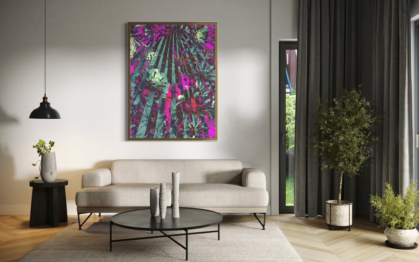 Solar Rays ~ Giclée Fine Art Print on Aluminium Dibond Backboard