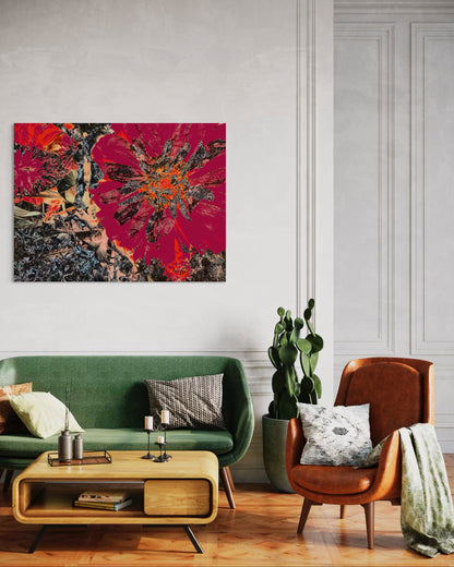 Love Bomb ~ Archival Giclée Fine Art Print on Aluminium Dibond Backboard