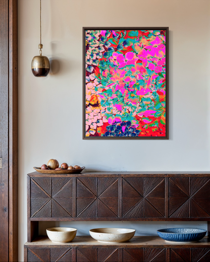 Moment Of Happiness ~ Archival Giclée Fine Art Print on Aluminium Dibond Backboard