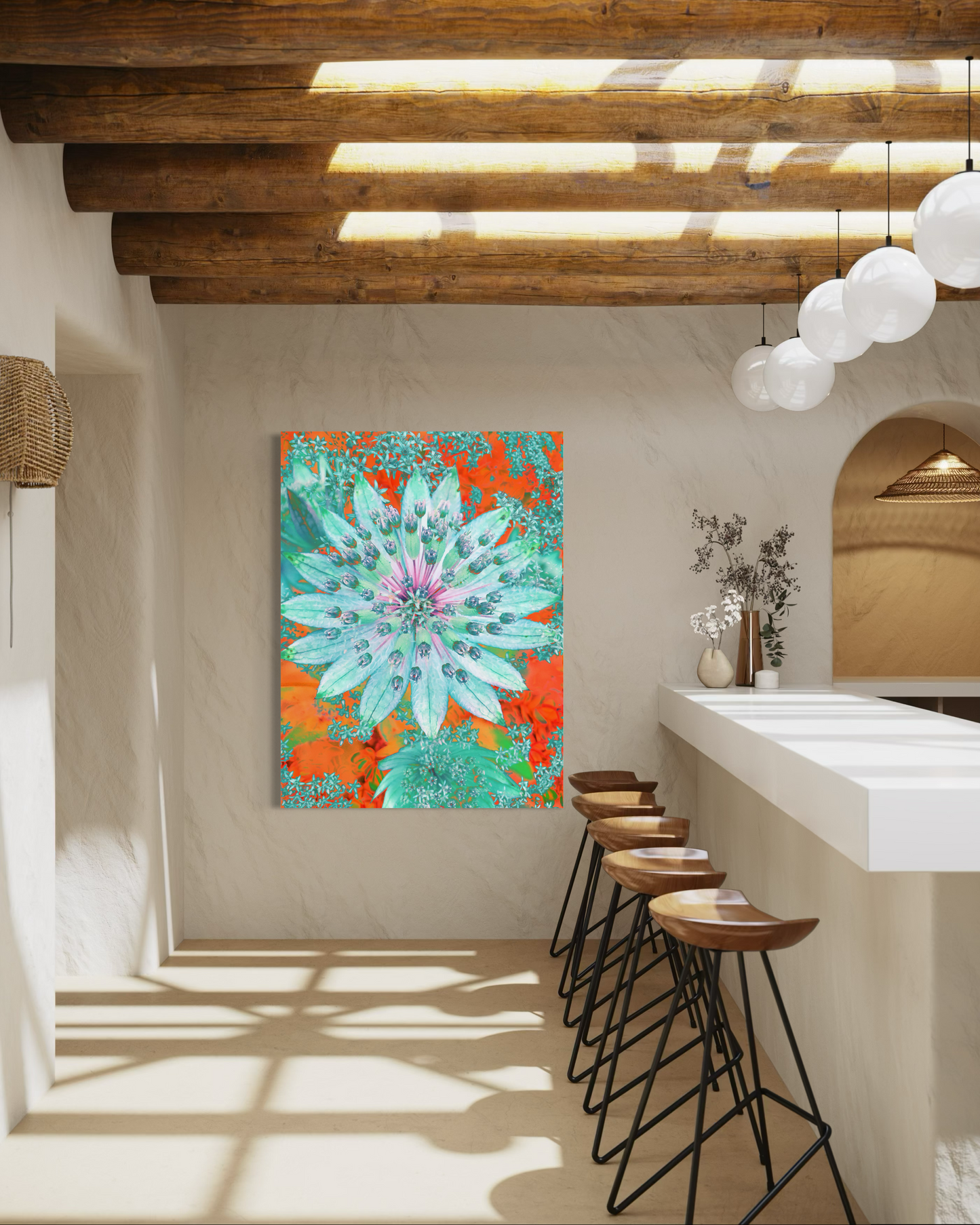 Namaste ~ Archival Giclée Fine Art Print on Aluminium Dibond Backboard